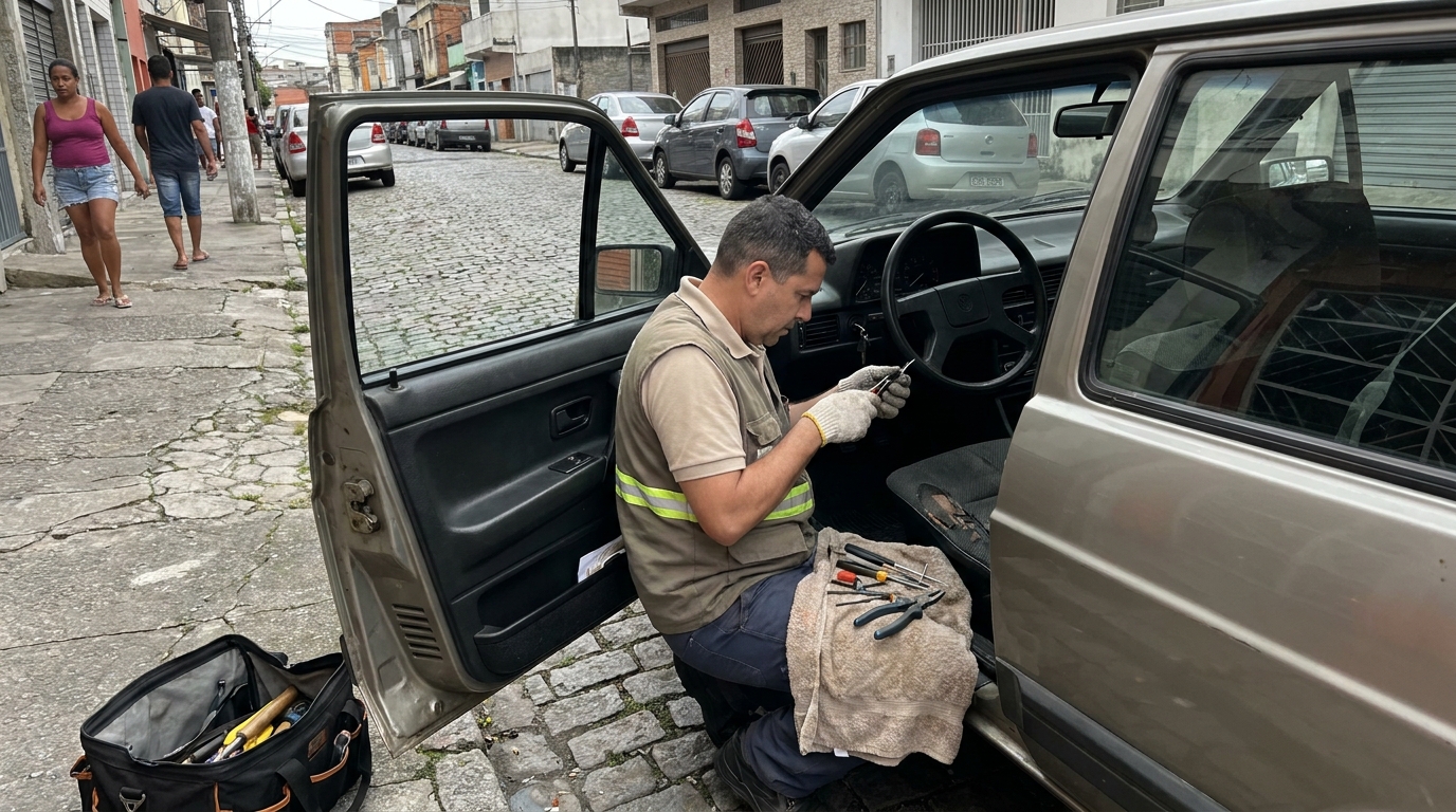 Reparo da Fechadura Afetada na Água Branca, Piracicaba‑SP